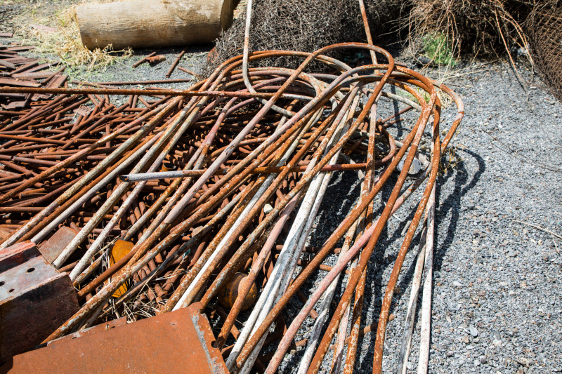 lot assorted mild steel scrap metal