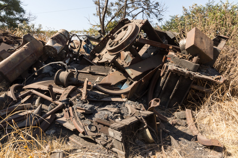 lot assorted scrap metal