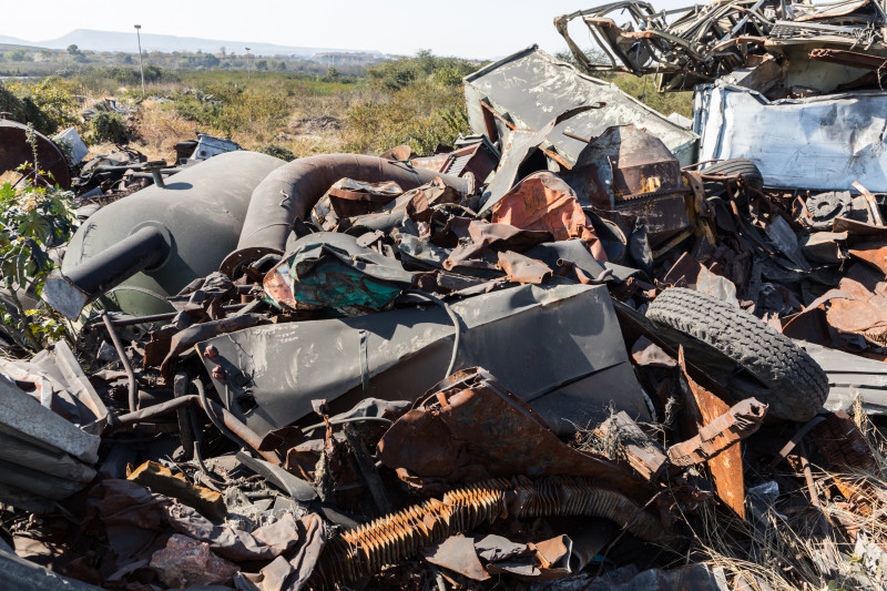 lot assorted scrap metal