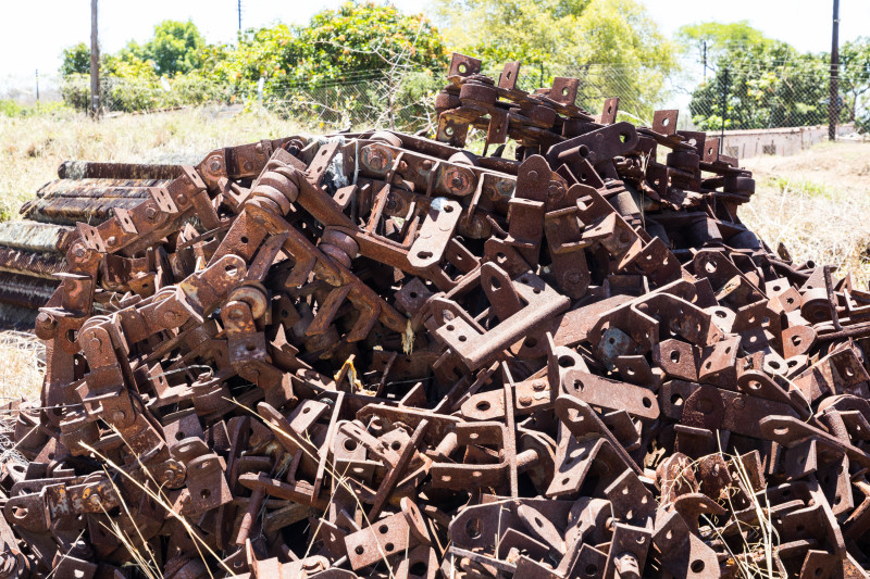 LOT CHAIN COMPONENTS [MILD STEEL] 50 000KG - 3HEAPS