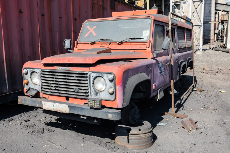 LANDROVER DEFENDER REG NO. ABN 2336 (NON/RUNNER)